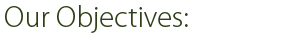 Our Objectives